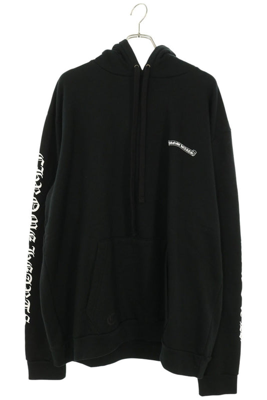 Chrome Hearts Back Scroll Print Pullover Hoodie Size XL