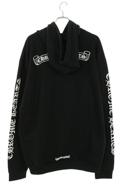 Chrome Hearts Back Scroll Print Pullover Hoodie Size XL