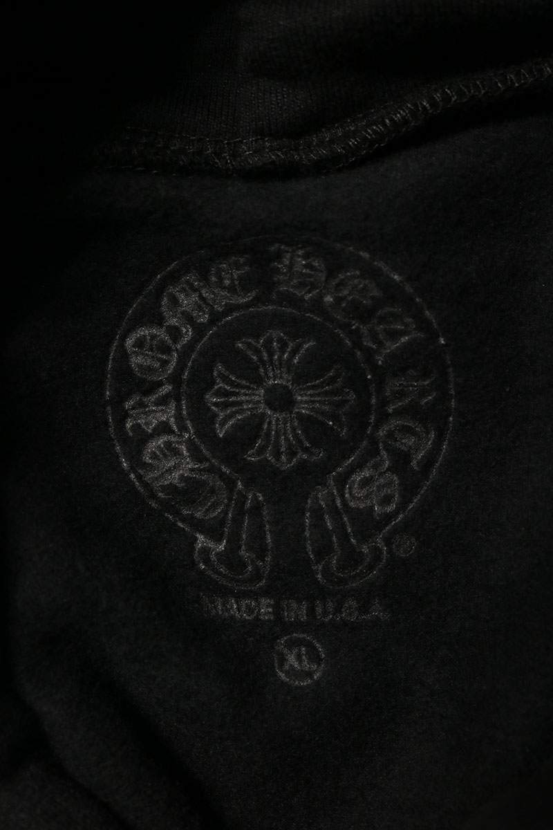Chrome Hearts Back Scroll Print Pullover Hoodie Size XL