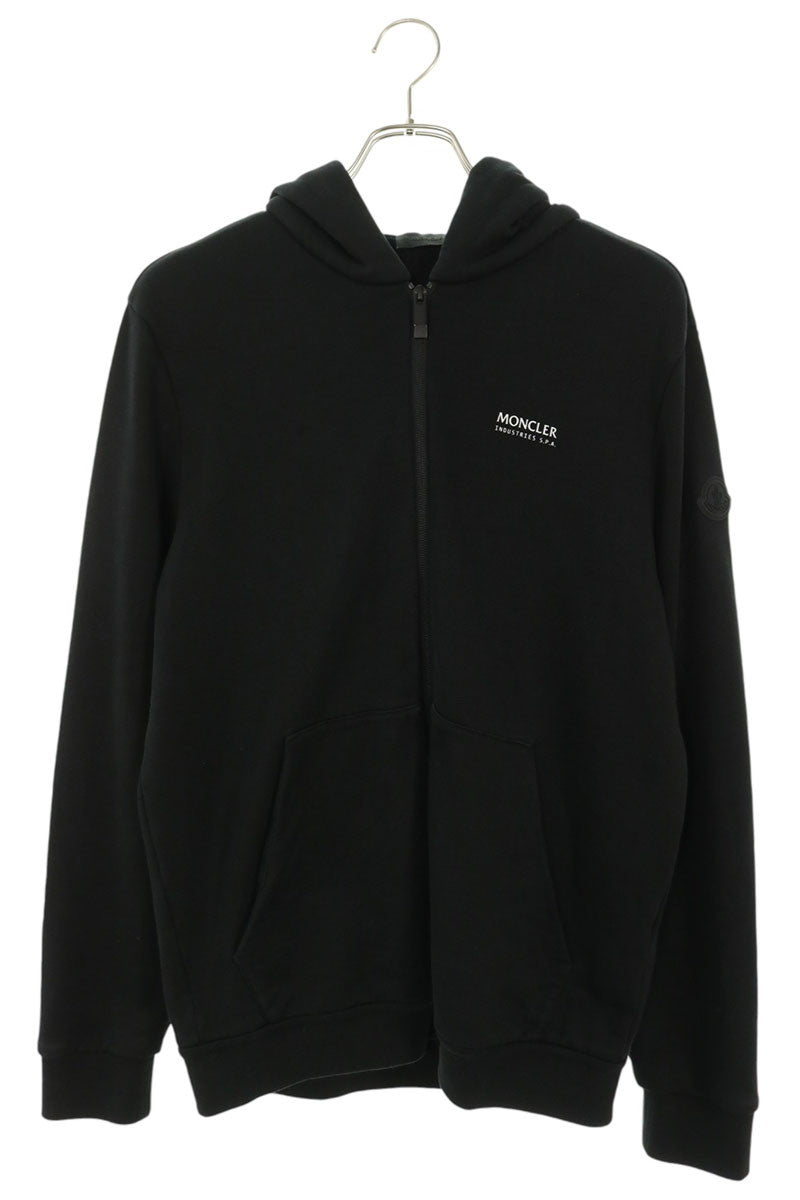 MONCLER MAGLIA APERTA CON CAPPUCCIO Hoodie Black Size L