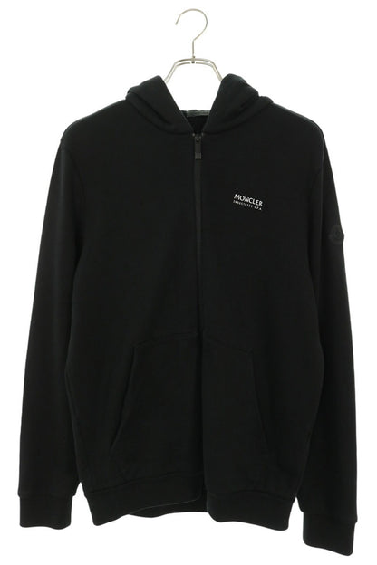 MONCLER MAGLIA APERTA CON CAPPUCCIO Hoodie Black Size L