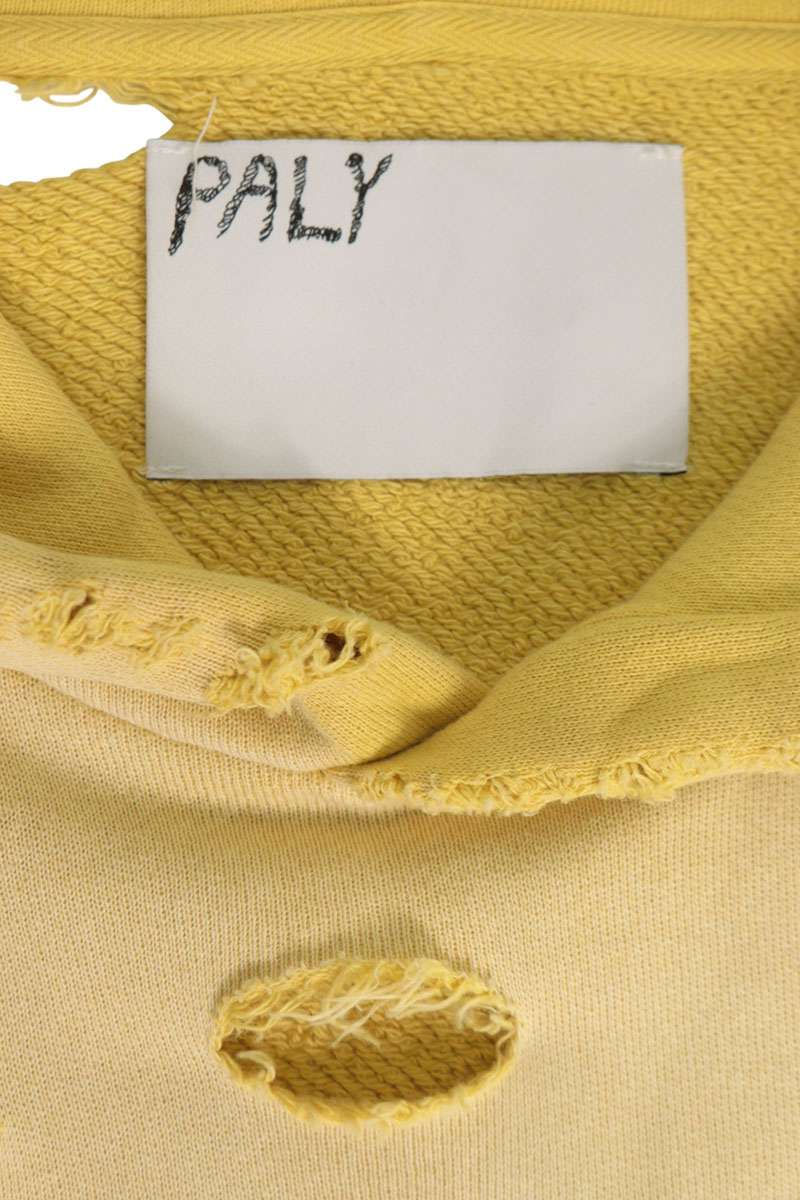 Paly Hollywood Vintage Hoodie Yellow Size XL
