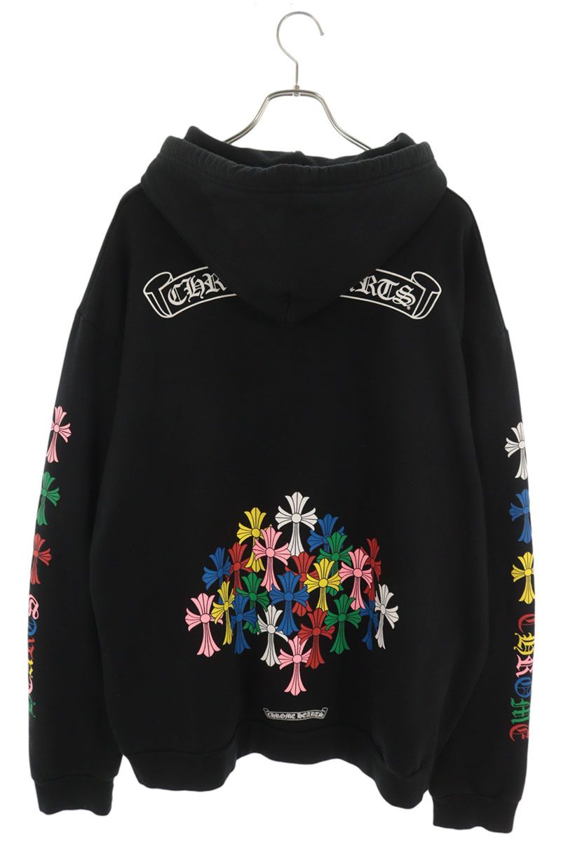 Chrome Hearts Multi Cemetery Cross Print Hoodie Size XL