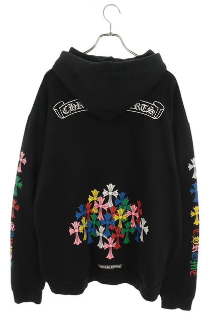 Chrome Hearts Multi Cemetery Cross Print Hoodie Size XL