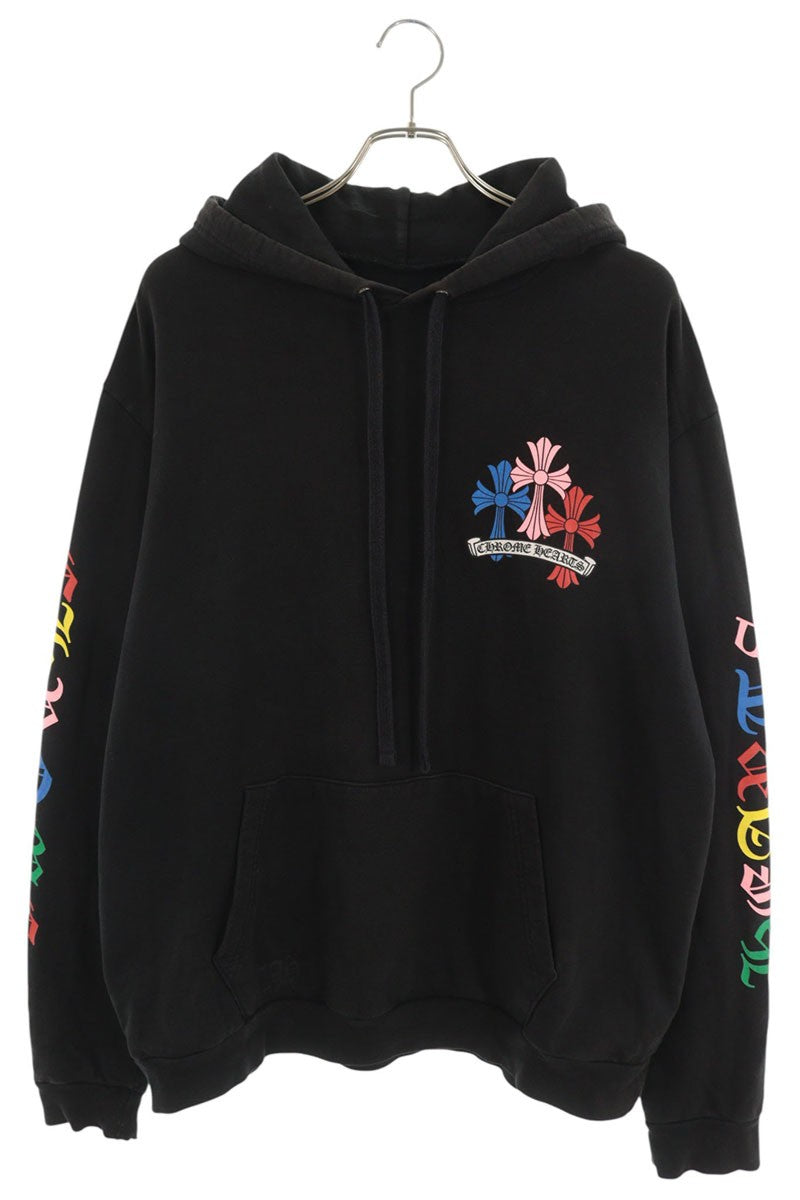 Chrome Hearts Multi Cemetery Cross Hoodie Black Size L