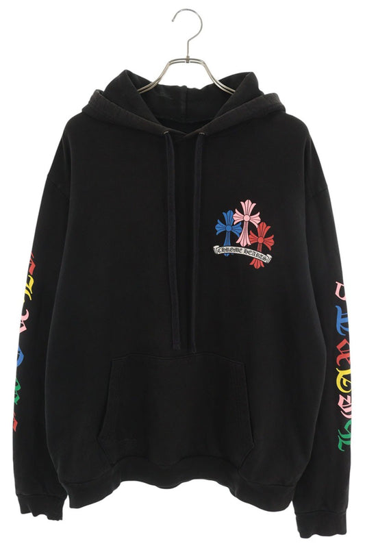 Chrome Hearts Multi Cemetery Cross Hoodie Black Size L