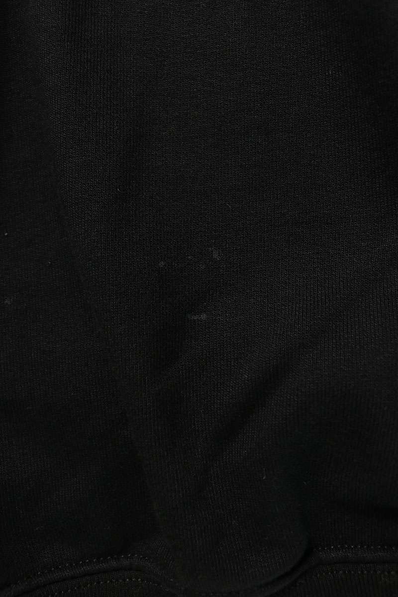 Maison Margiela Front Logo Embroidered Hoodie Black Size M