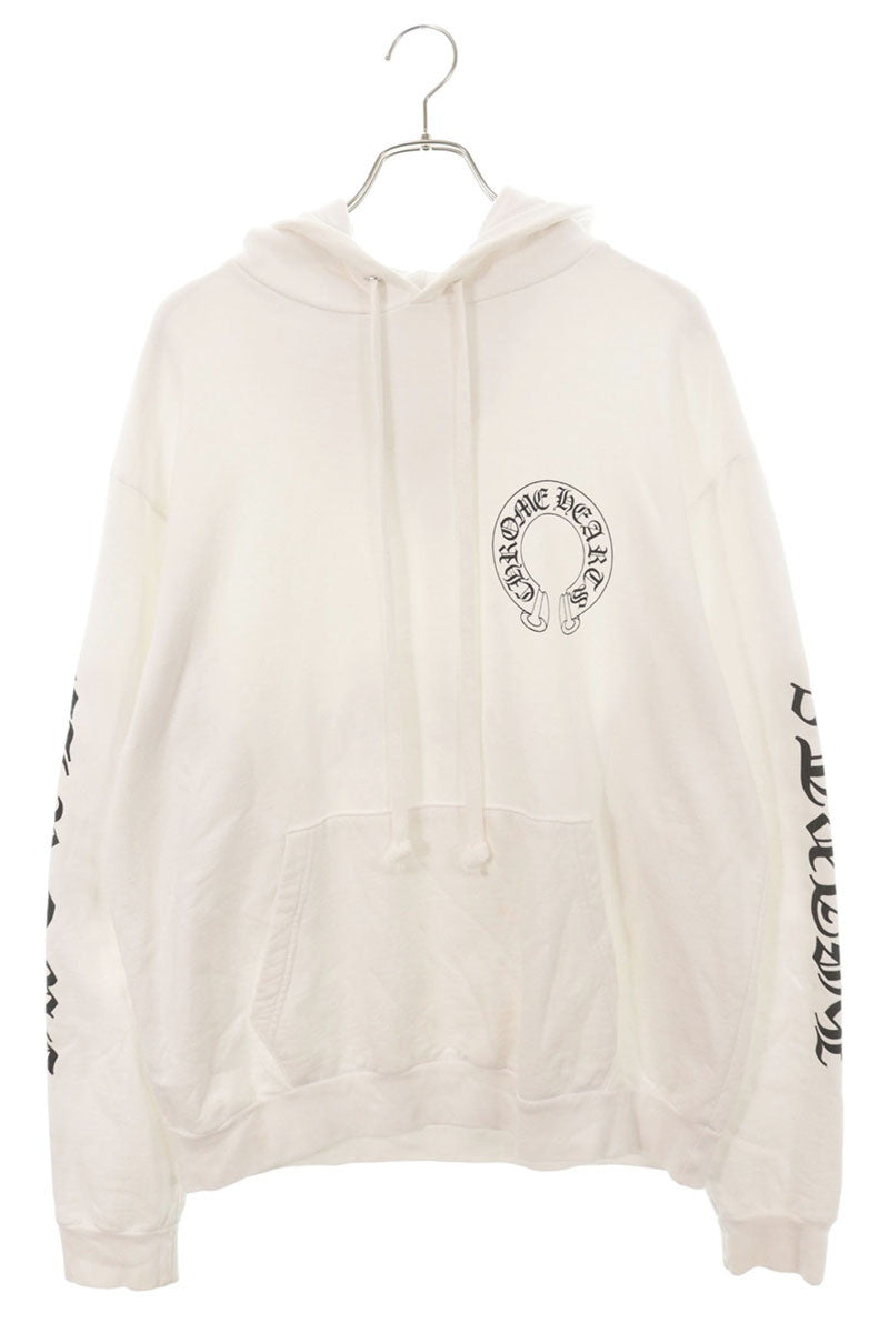 Chrome Hearts Horseshoe Chomper Print Pullover Hoodie Size M