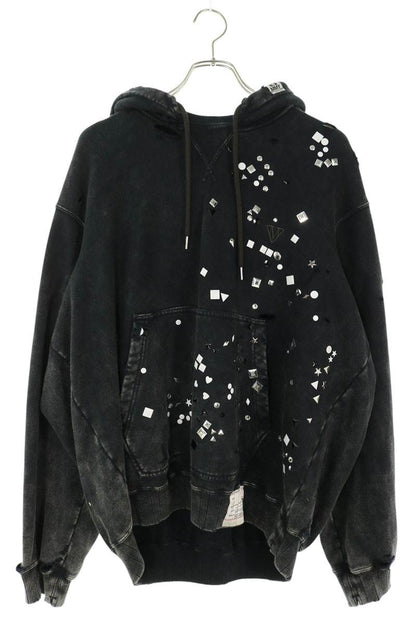 MIHARAYASUHIRO Embellished Bleach Hoodie Black Size 44