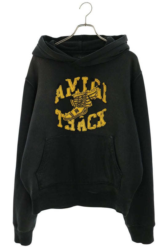 AMIRI TRACK Logo Pullover Hoodie Multi Color Size M