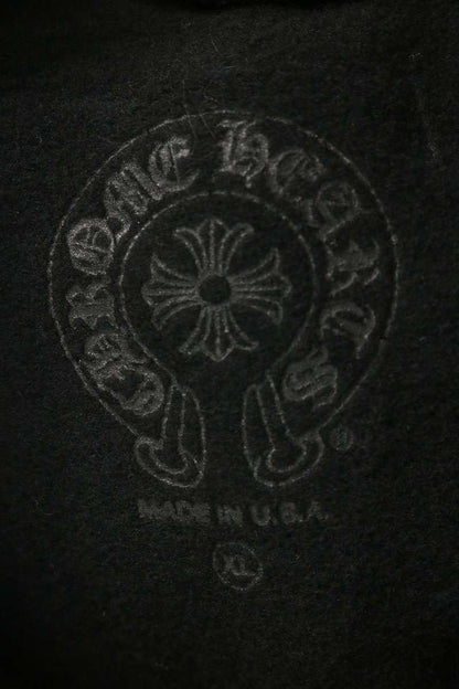 Chrome Hearts Arm Logo Print Pullover Hoodie Black Size XL