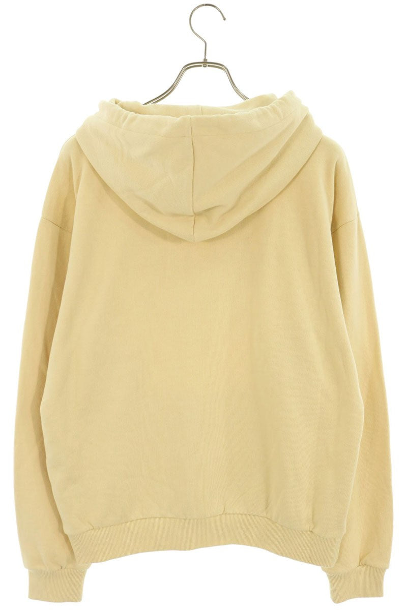 CELINE Logo Print Hoodie Beige Size M