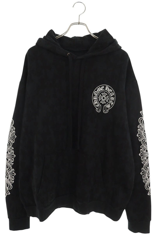 Chrome Hearts Cemetery Cross Floral Hoodie Multi Size L