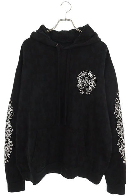 Chrome Hearts Cemetery Cross Floral Hoodie Multi Size L