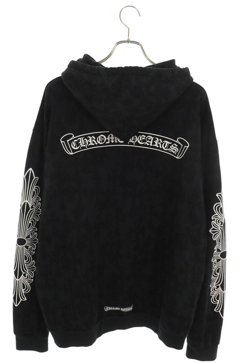 Chrome Hearts Cemetery Cross Floral Hoodie Multi Size L