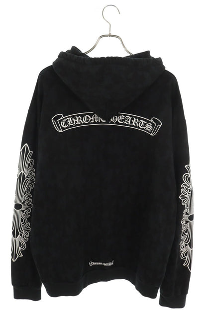 Chrome Hearts Cemetery Cross Floral Hoodie Multi Size L