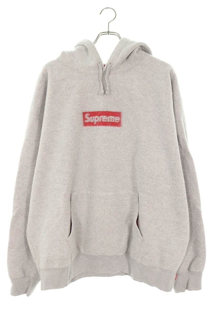SUPREME Inside Out Box Logo Hoodie Gray Size XL