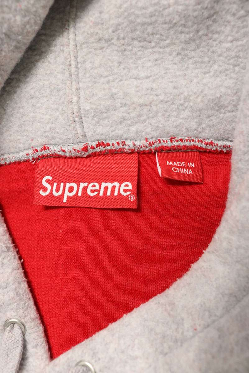 SUPREME Inside Out Box Logo Hoodie Gray Size XL