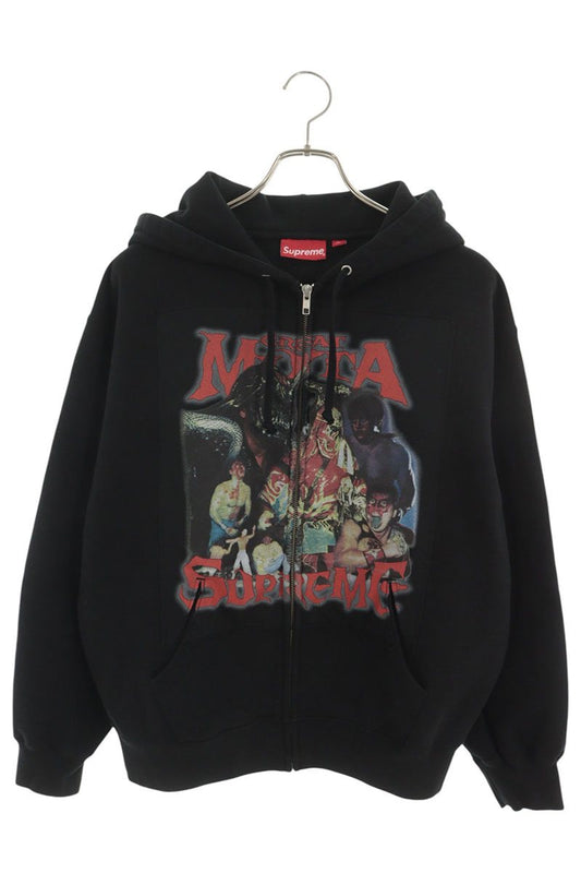 SUPREME 23AW Muta Zip Up Hoodie Black Size S