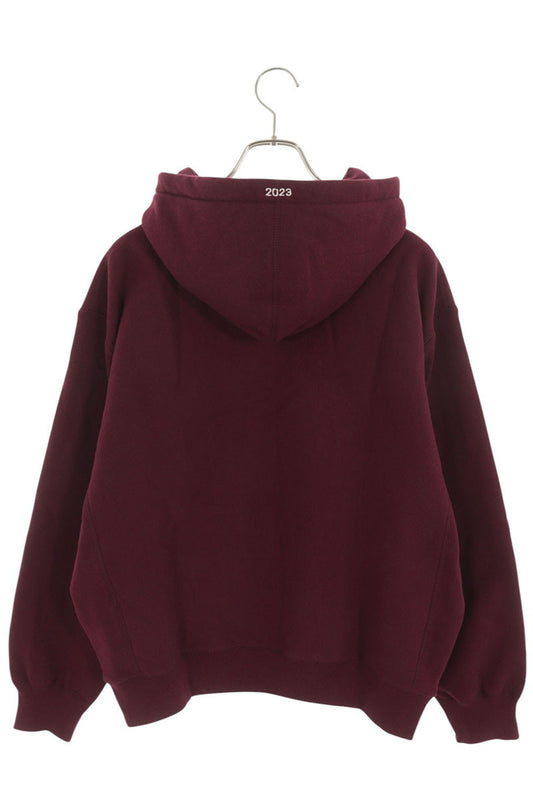 SUPREME 23SS Motion Logo Hooded Sweatshirt Red Size S