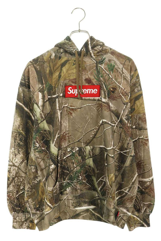 SUPREME 25AW Realtree Box Logo Hoodie Brown Size L