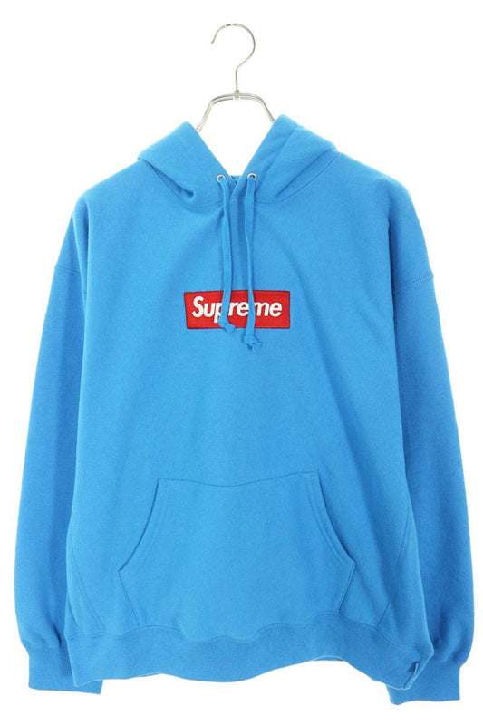 SUPREME 25AW Box Logo Hoodie Blue Size L