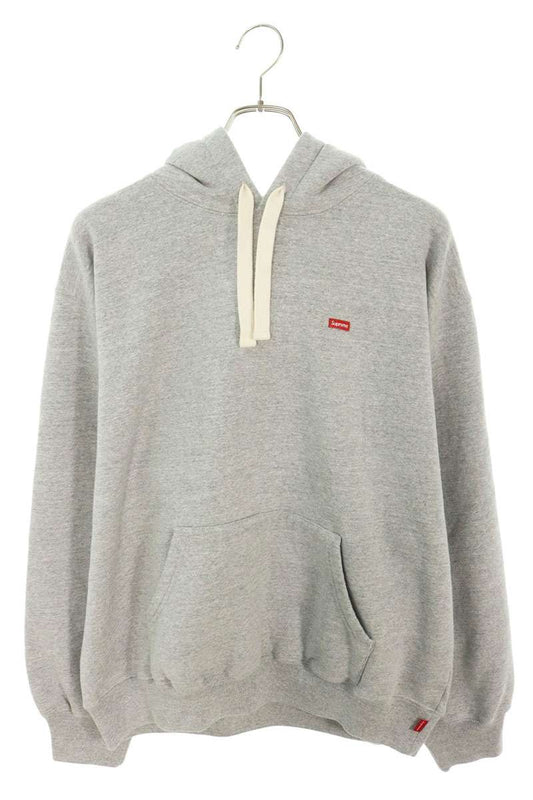 SUPREME 26SS Small Box Drawcord Hoodie Gray Size M