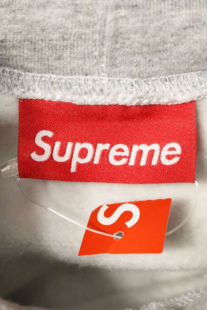 SUPREME 26SS Small Box Drawcord Hoodie Gray Size M