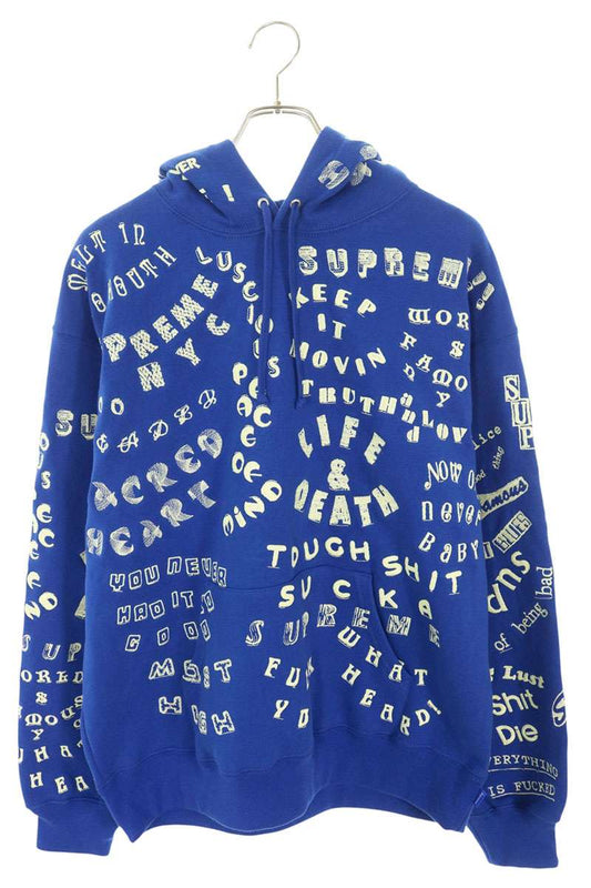 SUPREME 26SS Too Deadly Hoodie Blue Size M