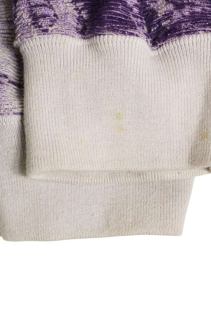 Needles Papillon Jacquard Pullover Hoodie Purple Size M