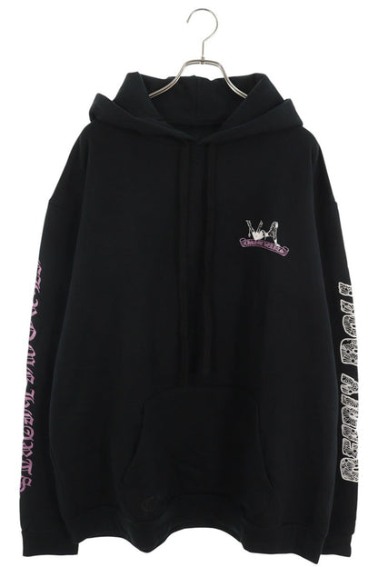 Chrome Hearts DEADLY DOLL Back Print Hoodie Black Size XXL