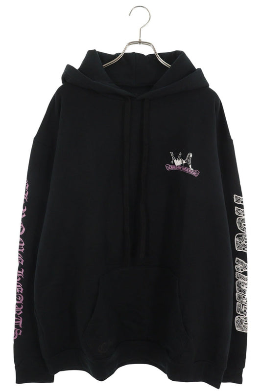 Chrome Hearts DEADLY DOLL Back Print Hoodie Black Size XXL