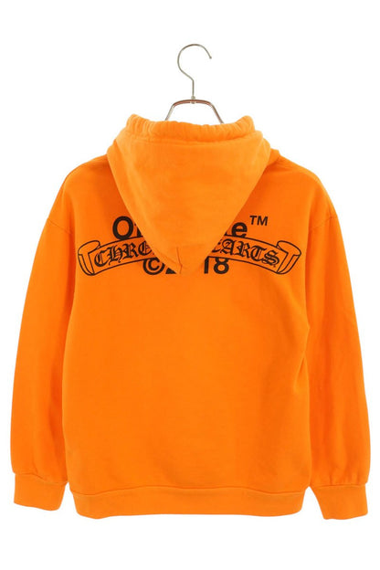 Chrome Hearts x OFF-WHITE HD PLVR V Back Print Hoodie Size S