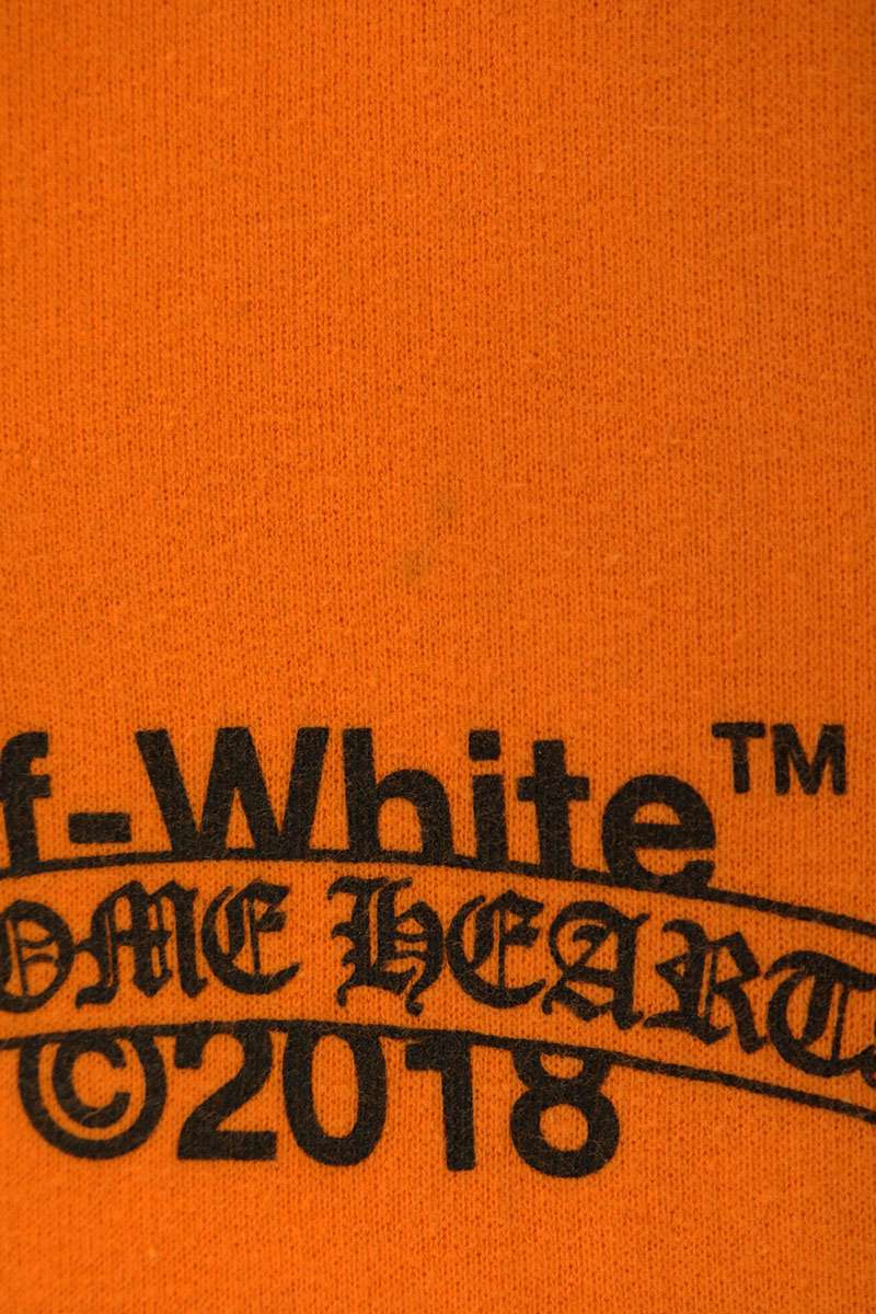 Chrome Hearts x OFF-WHITE HD PLVR V Back Print Hoodie Size S
