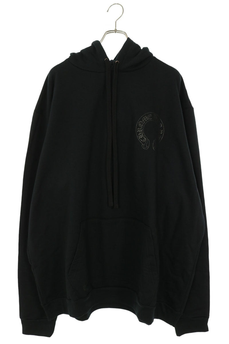 Chrome Hearts Online Exclusive Floral Hoodie Black Size XXL