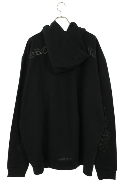 Chrome Hearts Online Exclusive Floral Hoodie Black Size XXL