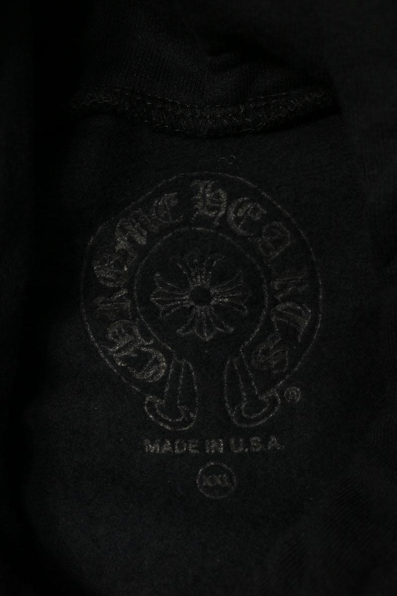 Chrome Hearts Online Exclusive Floral Hoodie Black Size XXL