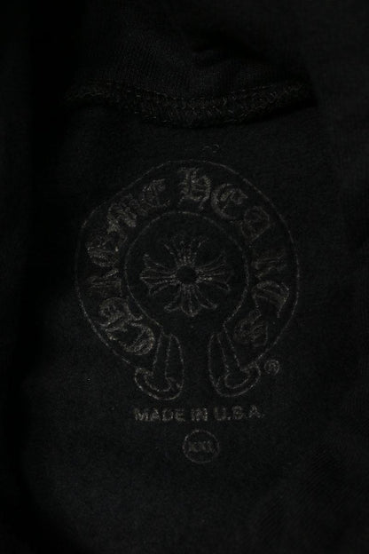 Chrome Hearts Online Exclusive Floral Hoodie Black Size XXL
