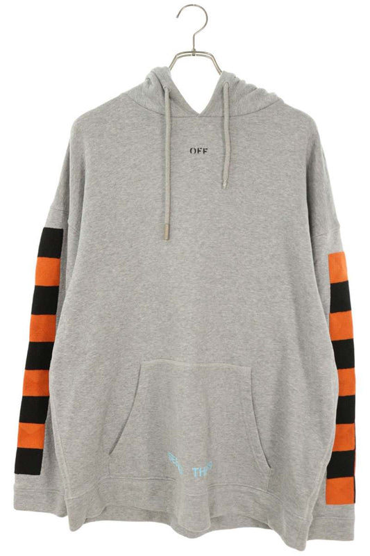 OFF-WHITE Back Square Bias Embroidered Hoodie Multi Size XS