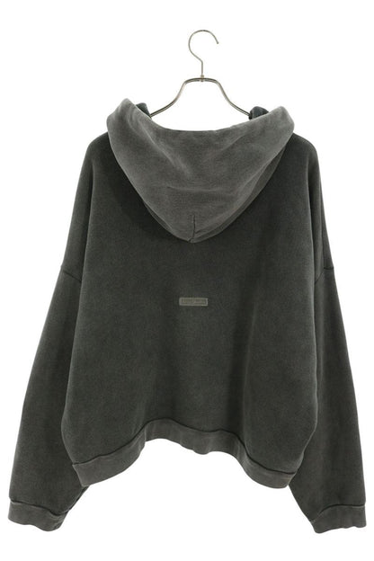 ACNE STUDIOS Back Rubber Logo Pullover Hoodie Black Size S