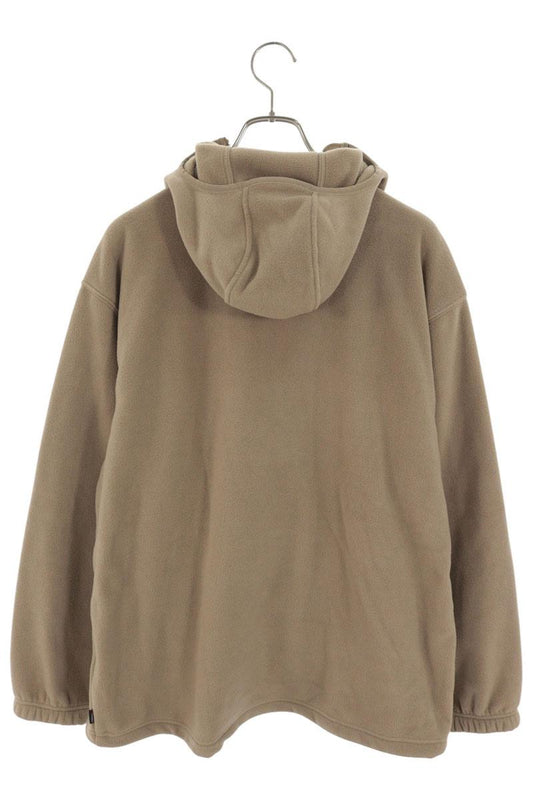 SUPREME 23AW Polartec Facemask Half Zip Hoodie Beige Size L