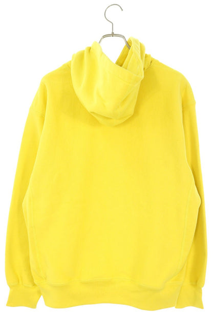 SUPREME Cross Box Logo Hoodie Yellow/White Size M