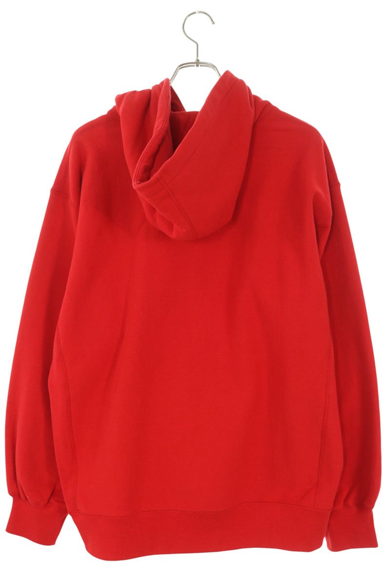 SUPREME Cross Box Logo Hoodie Red/White Size L