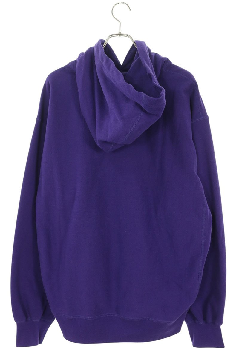 SUPREME Cross Box Logo Hoodie Purple/White Size XL
