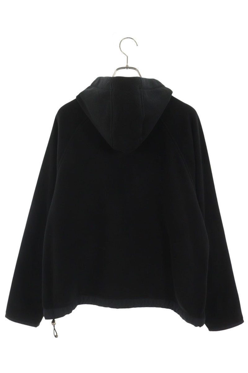 Chrome Hearts CH Patch Fleece Pullover Hoodie Black Size M