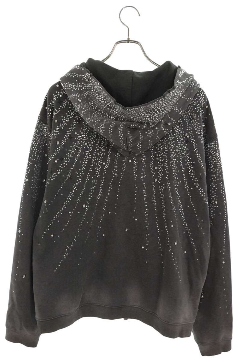 Birth Of Royal Child Bijoux Embellished Hoodie Gray Size L