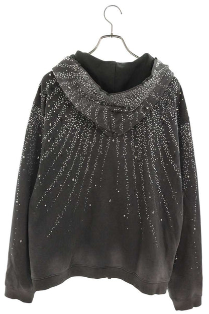 Birth Of Royal Child Bijoux Embellished Hoodie Gray Size L