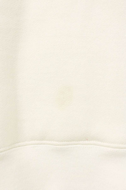 SUPREME x Nike Leather Patch Hoodie White Size M