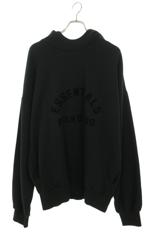 FOG ESSENTIALS Logo Patch Hoodie Black Size L