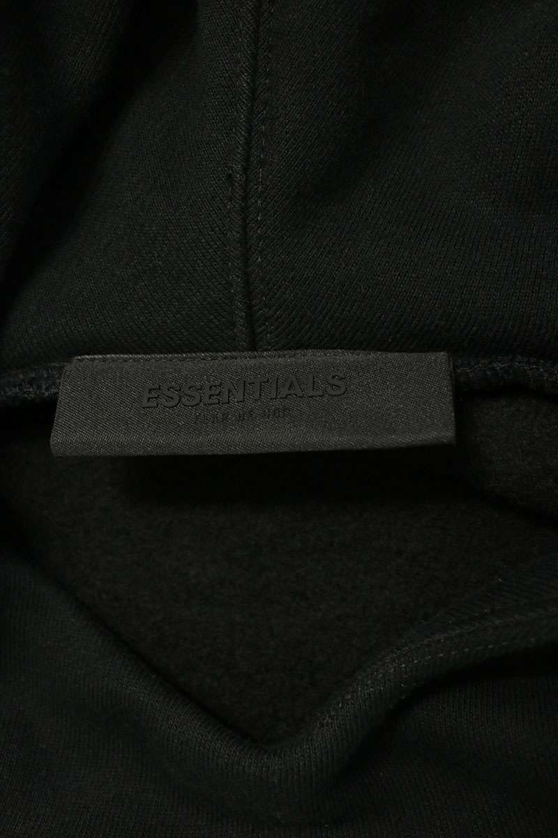 FOG ESSENTIALS Logo Patch Hoodie Black Size L